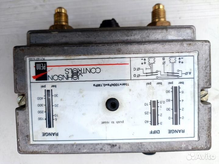 Реле давления johnson controls