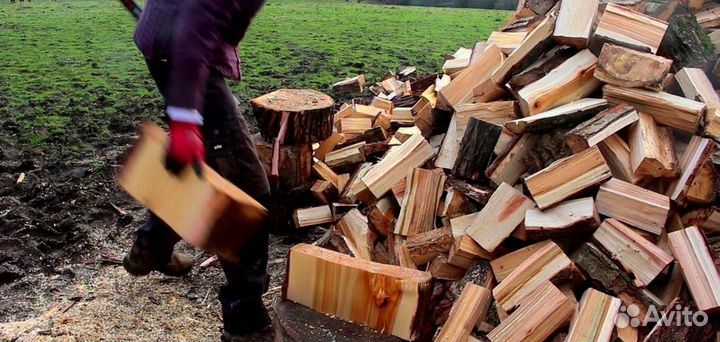 Дрова в мешках