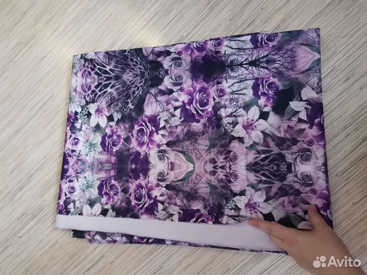 Ткань трикотаж костюмный 