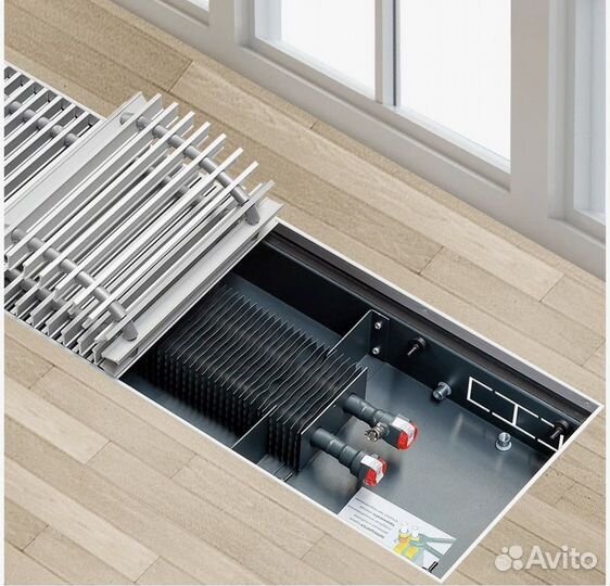 Внутрипольный конвектор встраиваемый KVZ