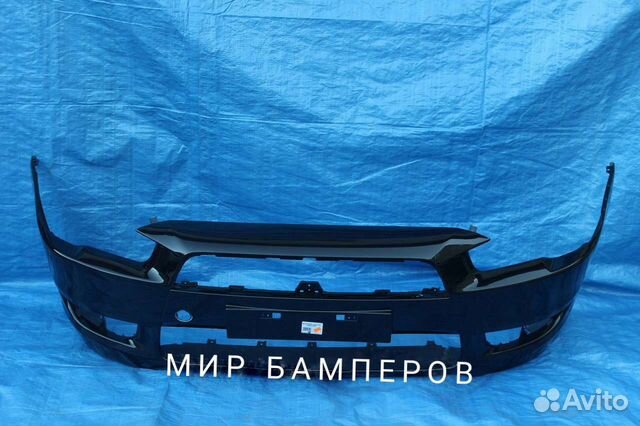 Бампер Mitsubishi Lancer X в цвет черный Х42