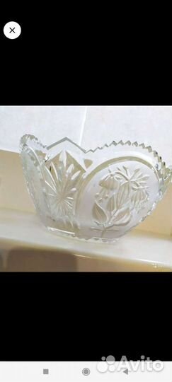 Вазы конфетницы хрустальные СССР