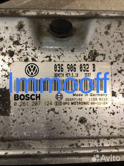 Блок эбу 036906032bj AXP BCA