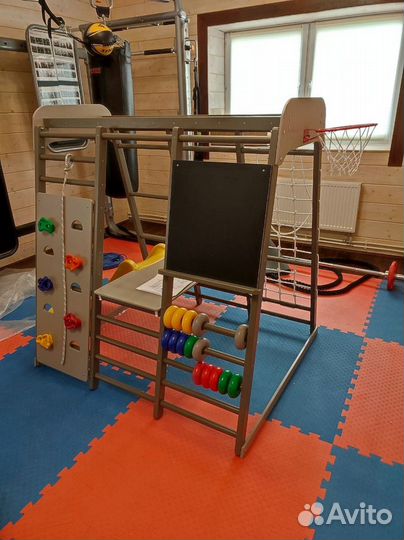 Детский комплекс шведская стенка сетка-лазанка