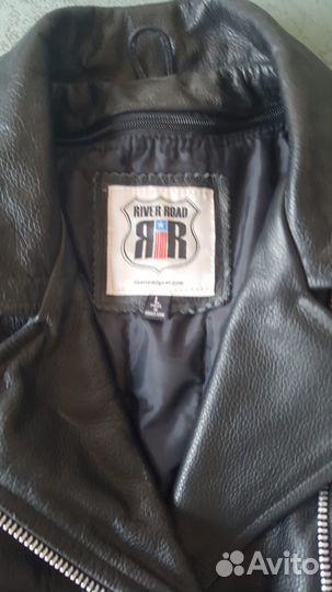 Мотокуртка кожаная женская