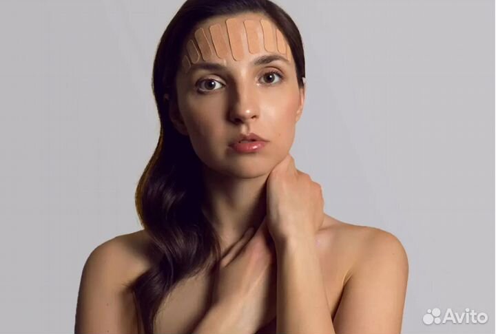 Кинезио тейп для лица и тела 5 м ширина 5 см