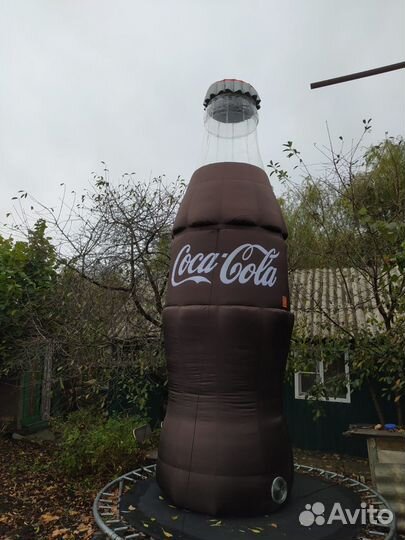 Надувная бутылка Coca Cola