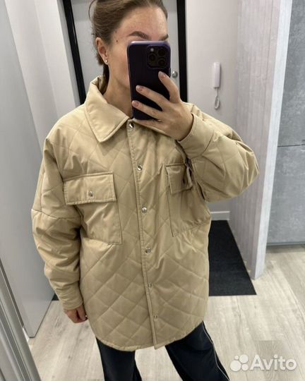 Мембранная куртка-рубашка с поясом