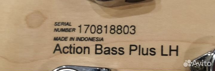 Бас гитара cort action bass plus left