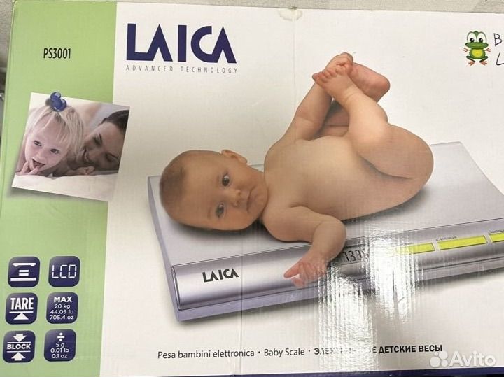 Детские электронные весы laica advanced technology