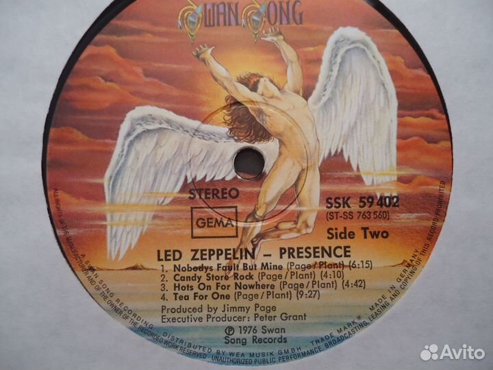 LED Zeppelin винил 1, 3, 7 альбомы