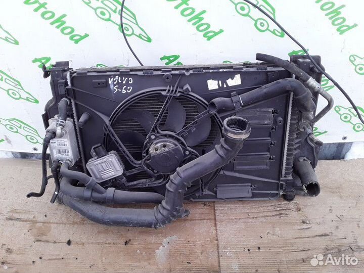 Кассета радиаторов с вентилятором Volvo S60