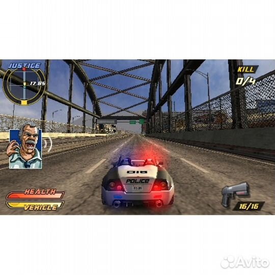 Pursuit Force Extreme Justice, б/у (PSP)