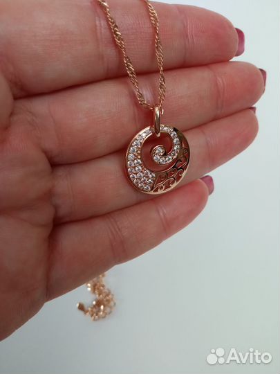 Серьги, кулон