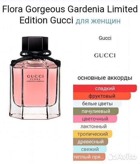 Духи Flora Gorgeous Gardenia Limited Edition Gucci