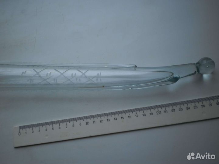 Бутылка бутыль стеклянная в форме сабля меч