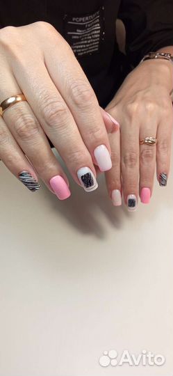 Комбинированный маникюр