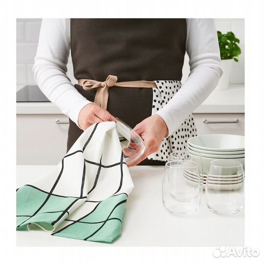 Полотенце кухонное 45x60см 100 хлопок Ринниг Икеа