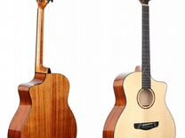 2101-N Акустическая гитара, с вырезом, цвет натура