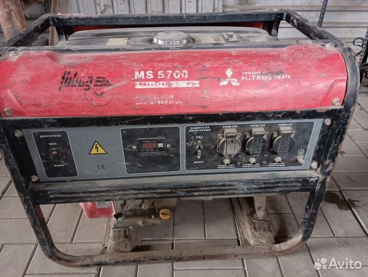 Бензиновый генератор 5.5 кВт mitsubishi