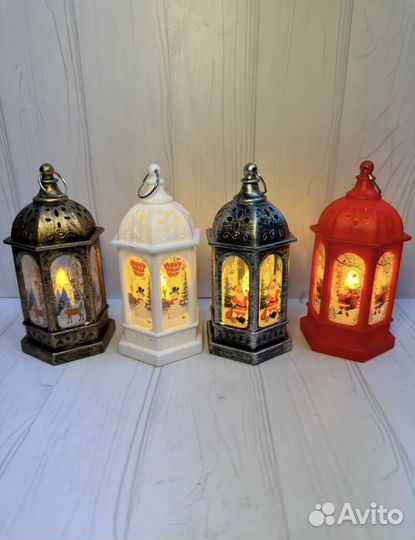 Светильник-фонарь новогодний