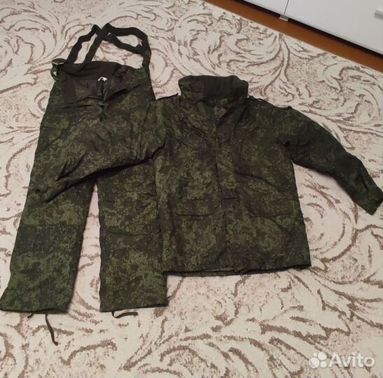 Костюм зимний пиксель