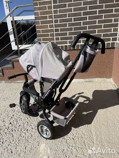 Велосипед коляска с ручкой