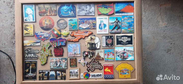 Коллекция магнитиков