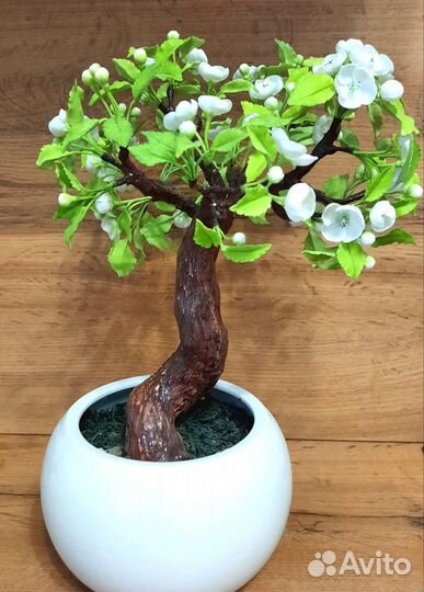 Бонсай из холодного фарфора. Ручная работа
