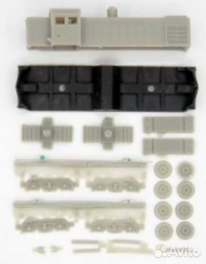 Железная дорога.Набор для сборки тепловоза тгм4 N