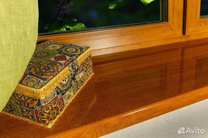 Натуральный дуб подоконник «Кристаллит»