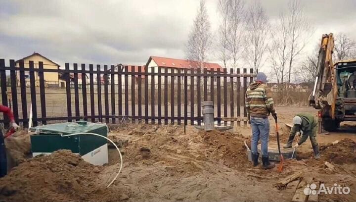 Септик,колодец под ключ за день