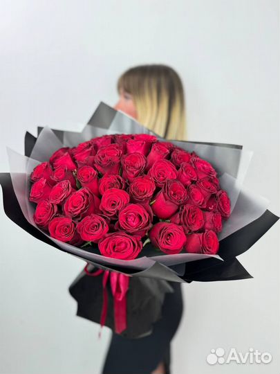 Букет из 51 розы