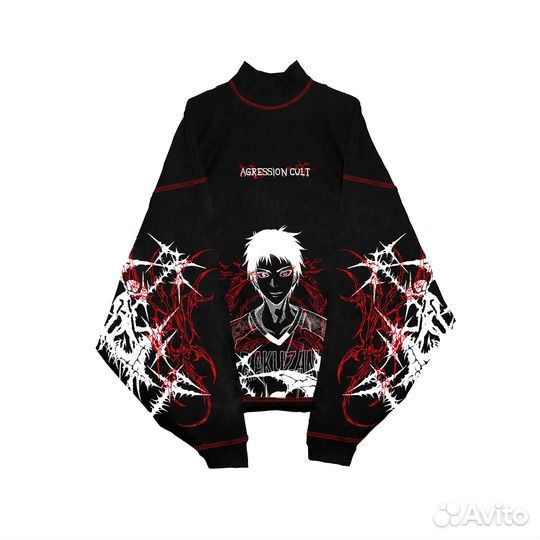 Лонгслив агрессия Rakuzan