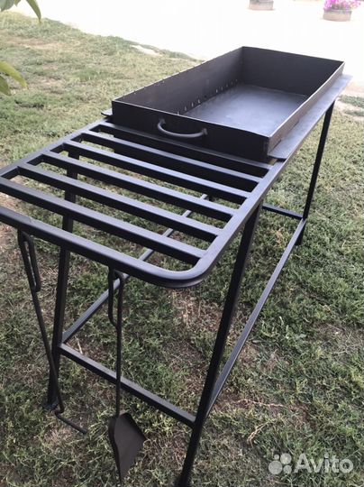 Мангал 4 мм металл со съёмной жаровней