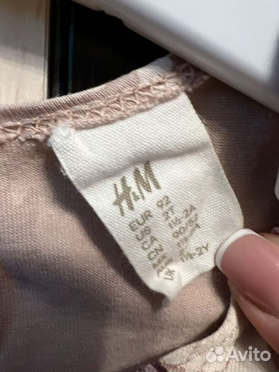Платье h&m на девочку 92 см