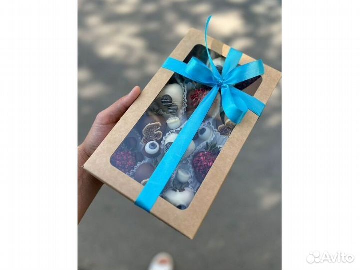 Букет из клубники в шоколаде