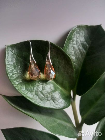 Серьги в стиле Swarovski