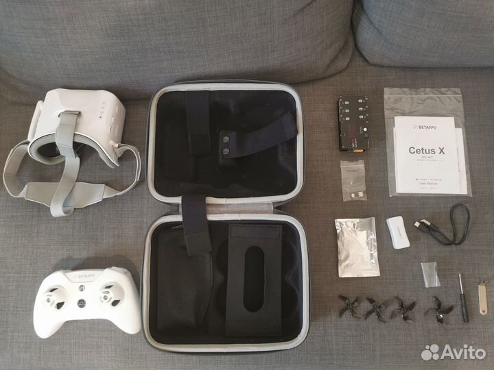 Betafpv Cetus x elrs, 8 акб 450 mah, зар на 6 акб