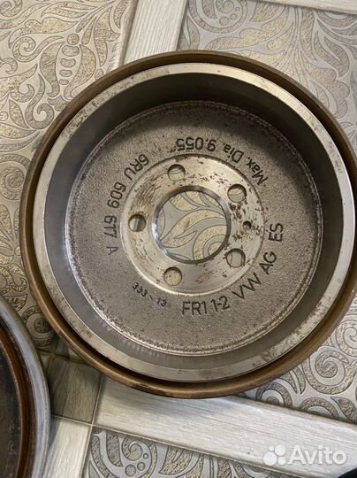 Тормознае барабаны volkswagen polo