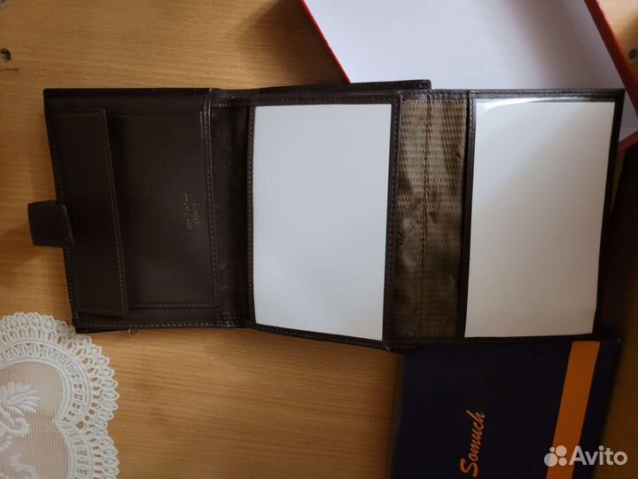 Кошелек мужской кожаный новый