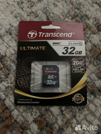 Карта памяти Transcend sdhc 32Gb