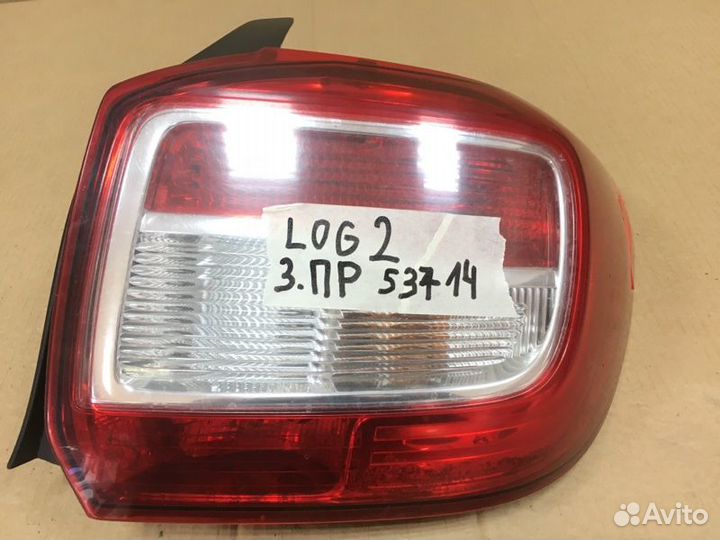 Фонарь задний правый Renault Logan 2