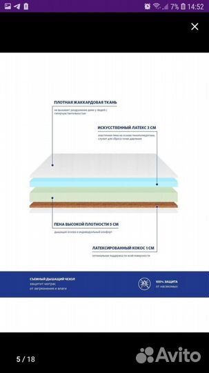Продаю новый матрас