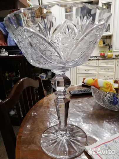 Посуда хрустальная времен СССР
