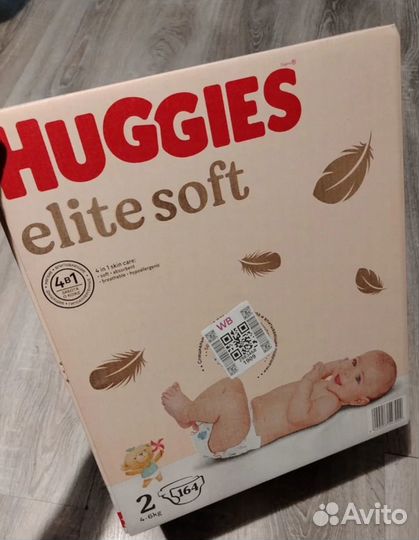 Подгузники Huggies elite soft 2