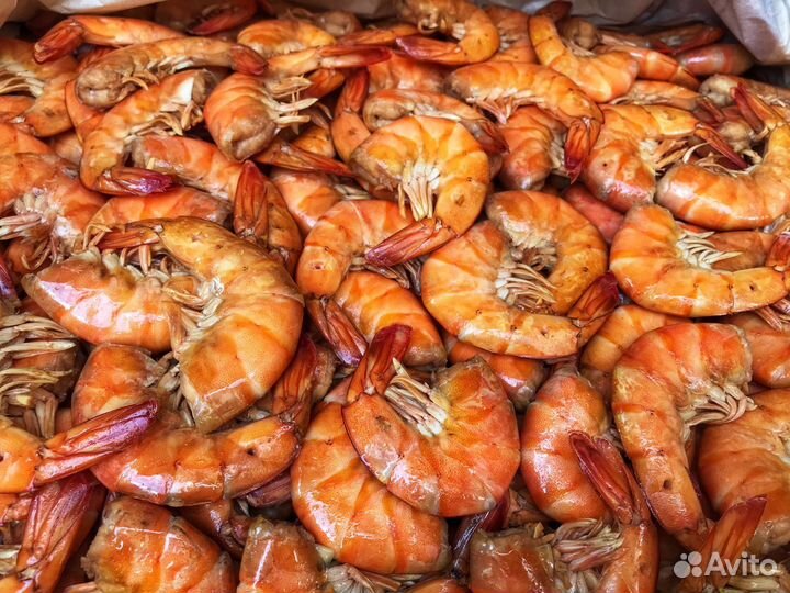 Креветки копченые