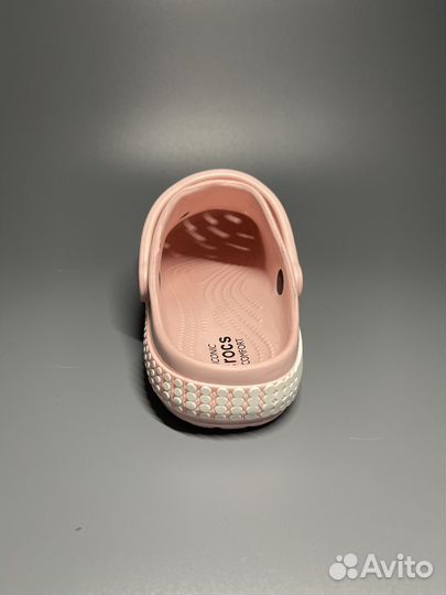 Crocs сабо женские розовые