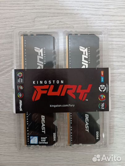 Оперативная память Kingston ddr4 16gb