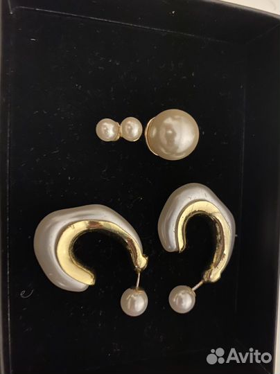 Серьги с кольцом